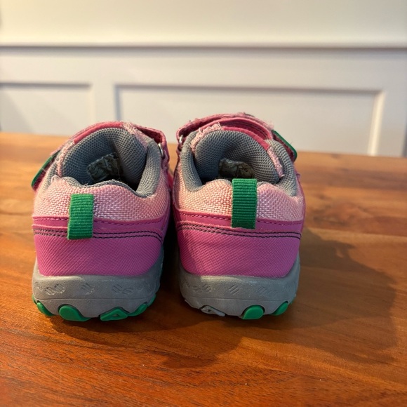 Mishansha Kids Hiking Shoes Girls Sneakers Tennis Shoes Slip on Running Pink 9.5 - Picture 8 of 9